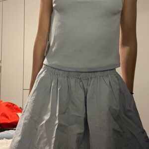 Elegant Gray Women's Skirt